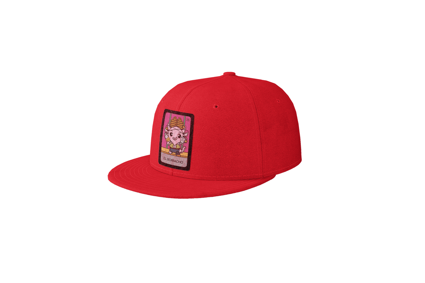 Gorra Unisex Plana Axoloteria El Borracho Ajolote