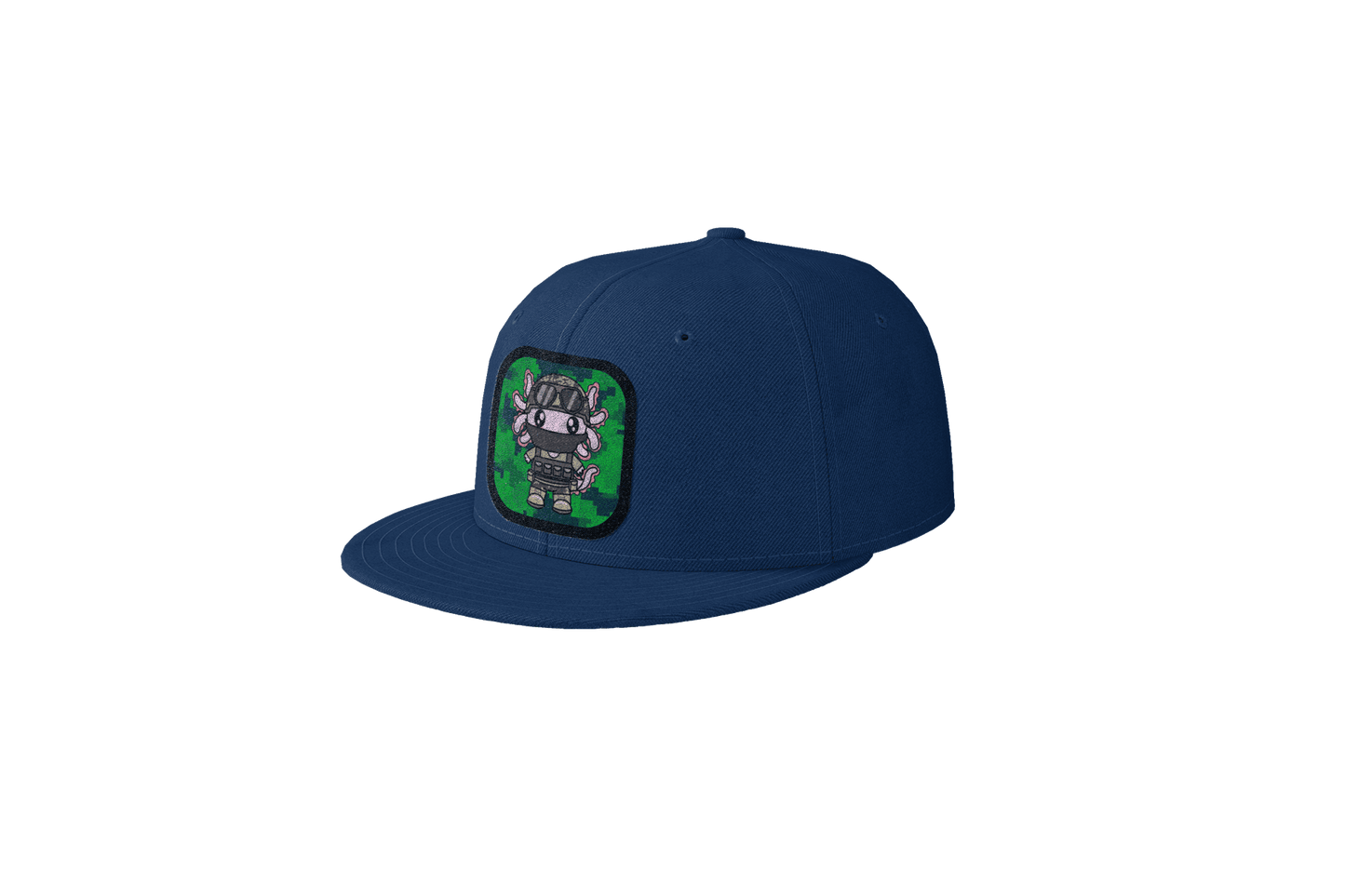 Gorra Unisex Plana Axolotzin Militar