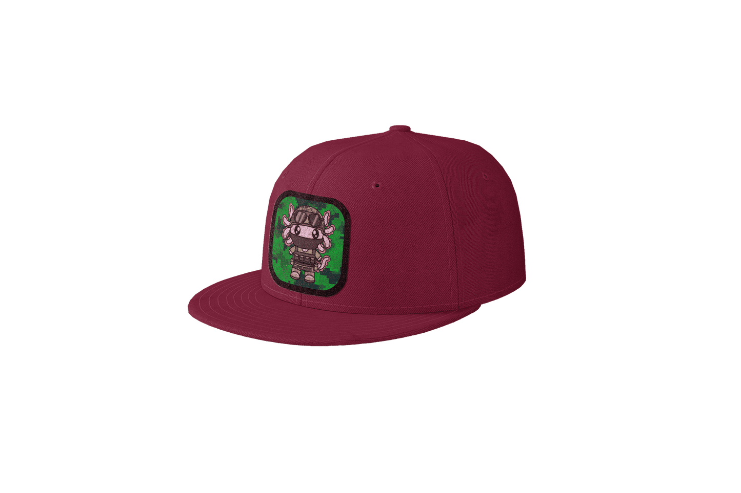 Gorra Unisex Plana Axolotzin Militar