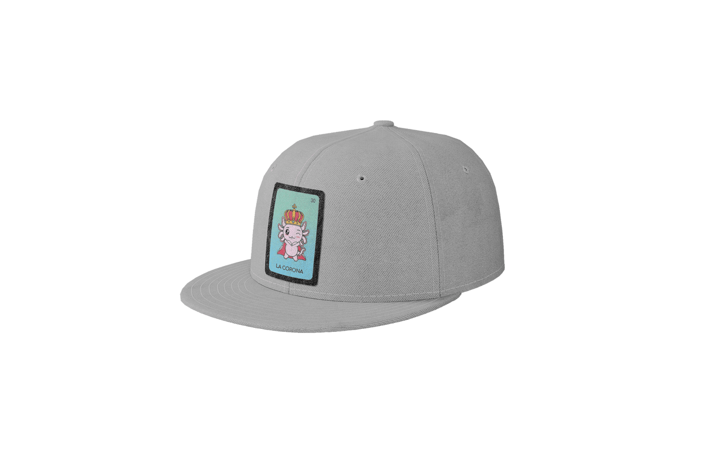 Gorra Unisex Plana Axoloteria La Corona Ajolote