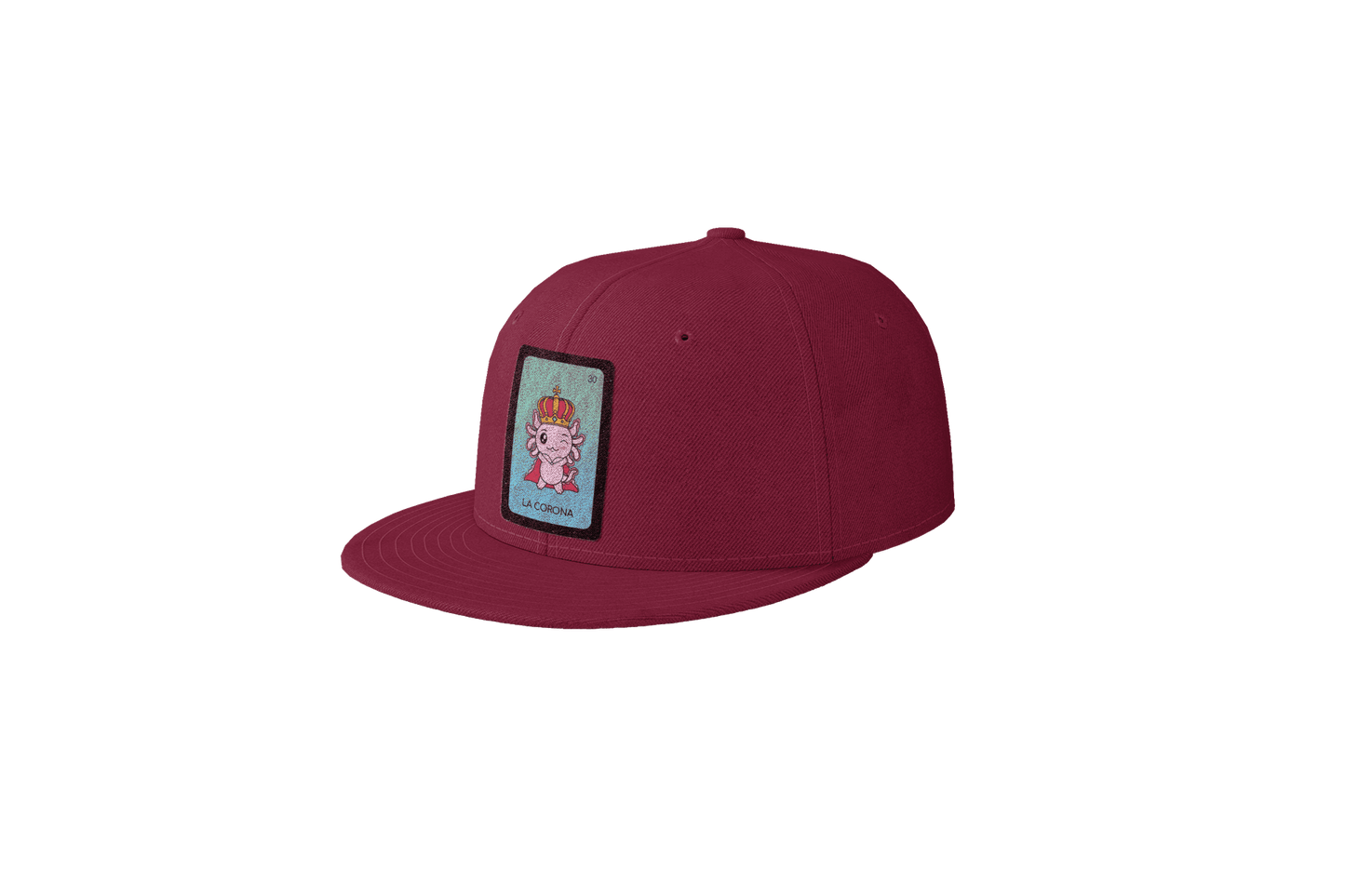 Gorra Unisex Plana Axoloteria La Corona Ajolote