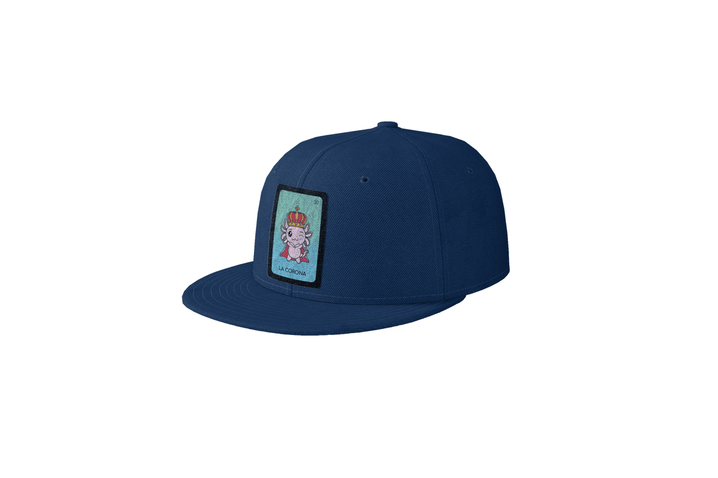 Gorra Unisex Plana Axoloteria La Corona Ajolote