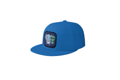 Gorra Unisex Plana Axolotzin Y Marcianito