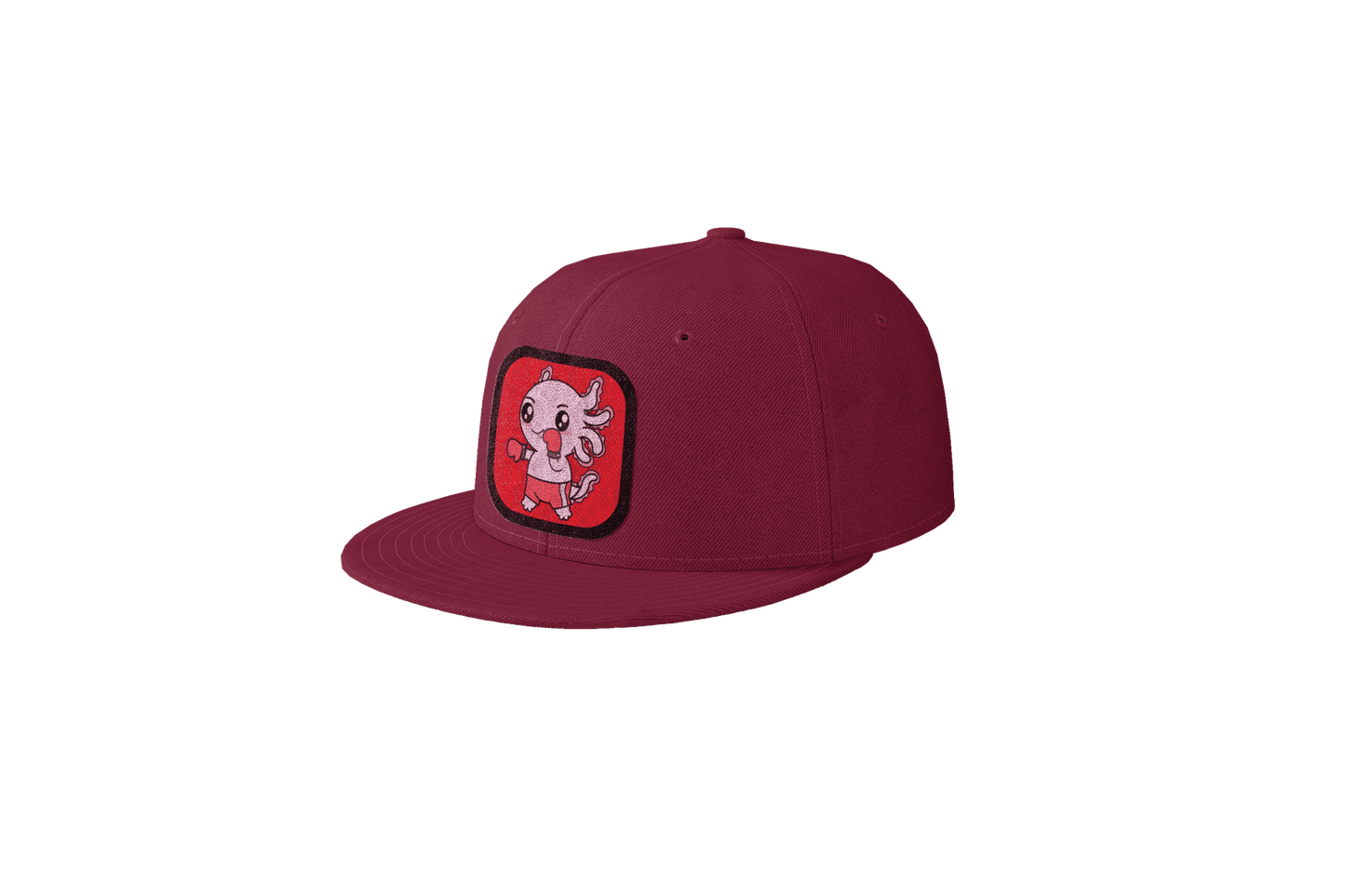 Gorra Unisex Plana Axolotzin Boxeador