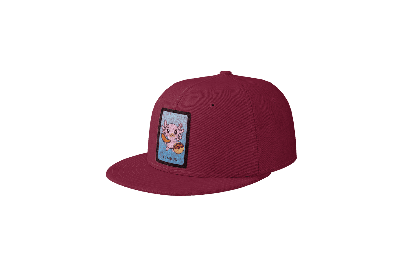 Gorra Unisex Plana Axoloteria El Melón Ajolote