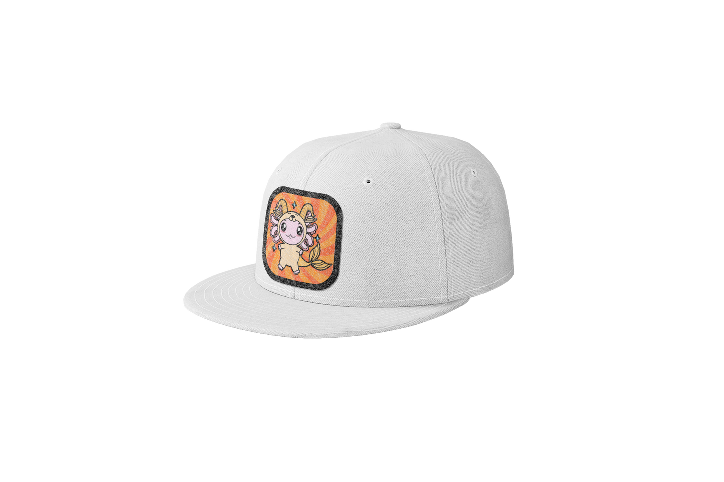 Gorra Unisex Plana Axolotzin Horoscopos Capricornio Ajolote