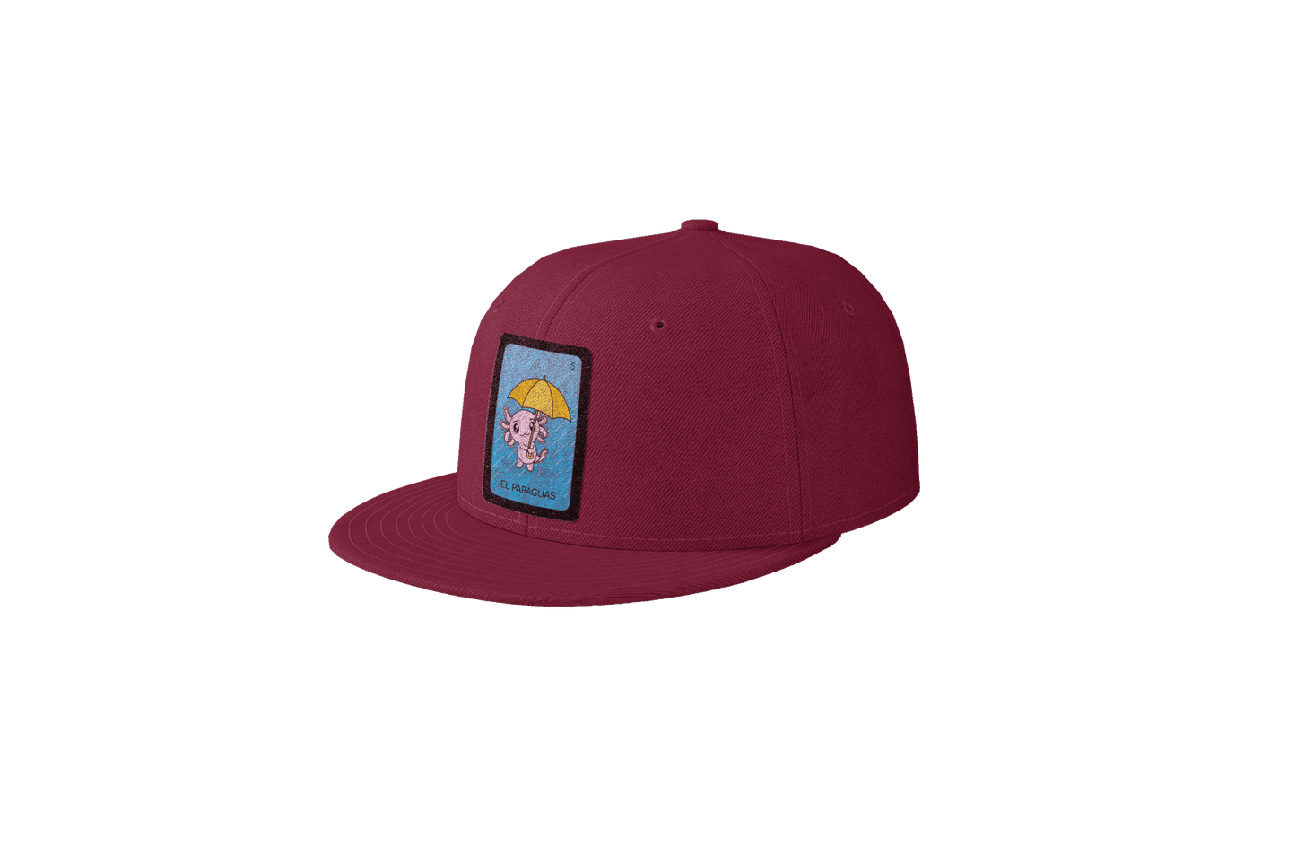 Gorra Unisex Plana Axoloteria El Paraguas Ajolote