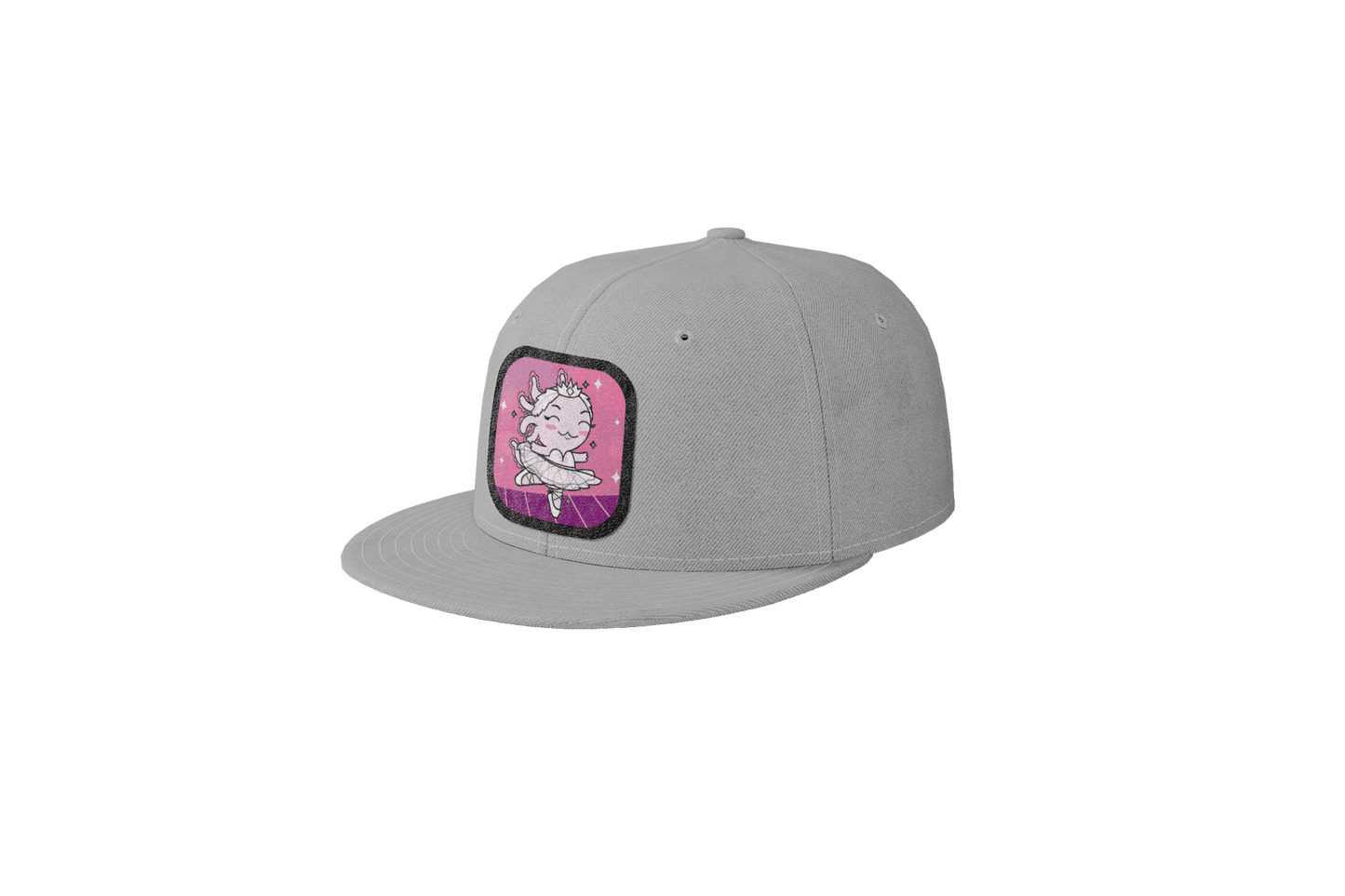 Gorra Unisex Plana Axolotzin Bailarina De Ballet