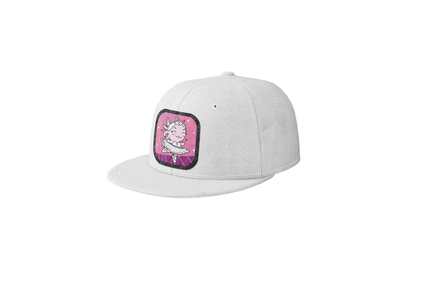 Gorra Unisex Plana Axolotzin Bailarina De Ballet