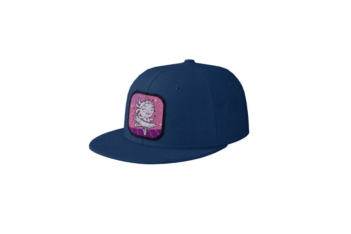 Gorra Unisex Plana Axolotzin Bailarina De Ballet