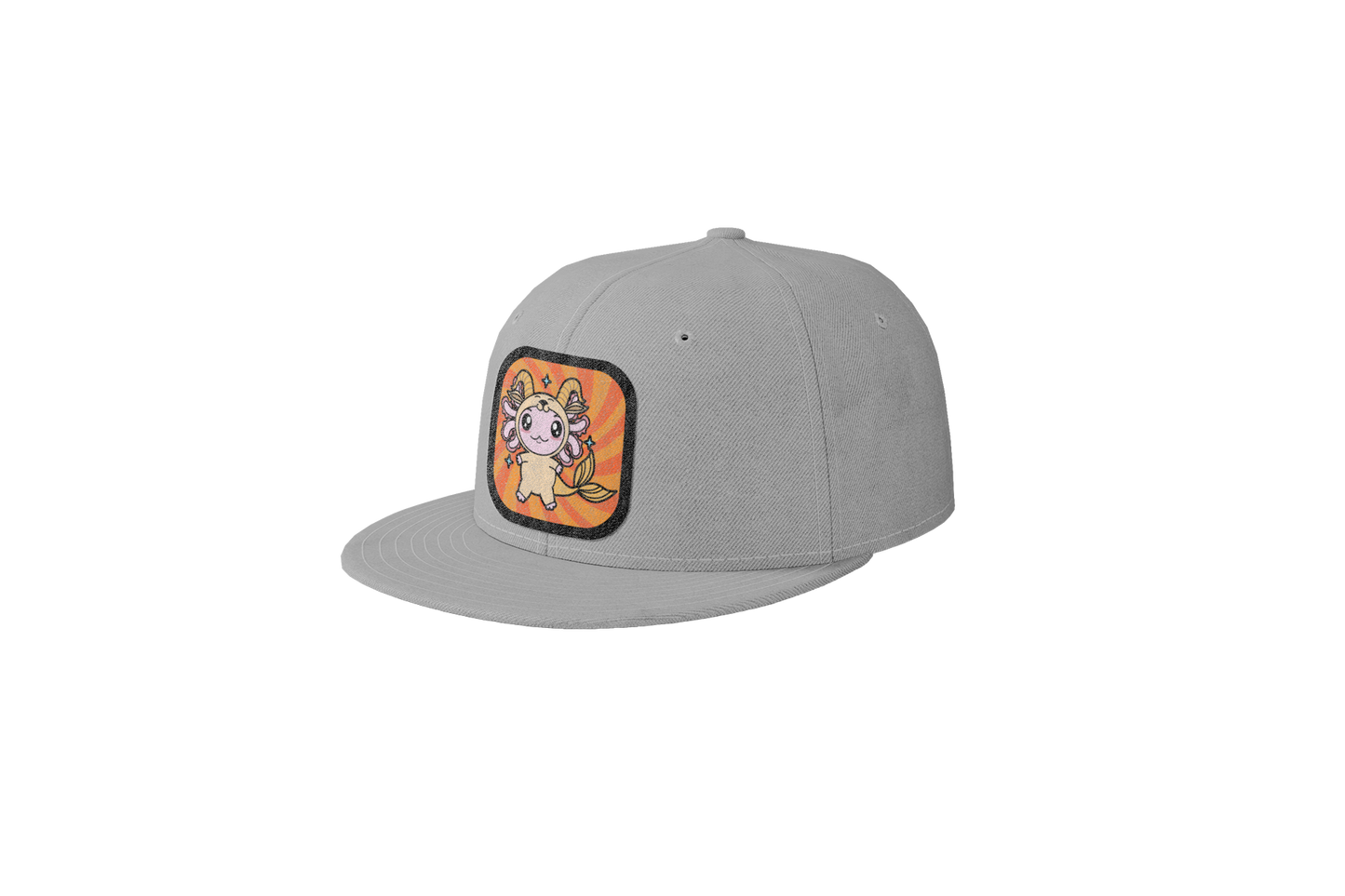 Gorra Unisex Plana Axolotzin Horoscopos Capricornio Ajolote