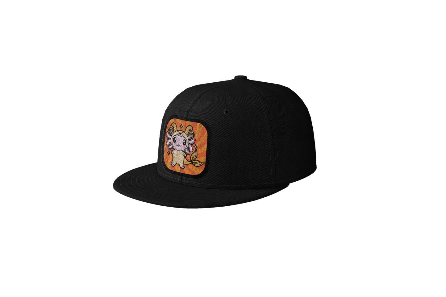 Gorra Unisex Plana Axolotzin Horoscopos Capricornio Ajolote