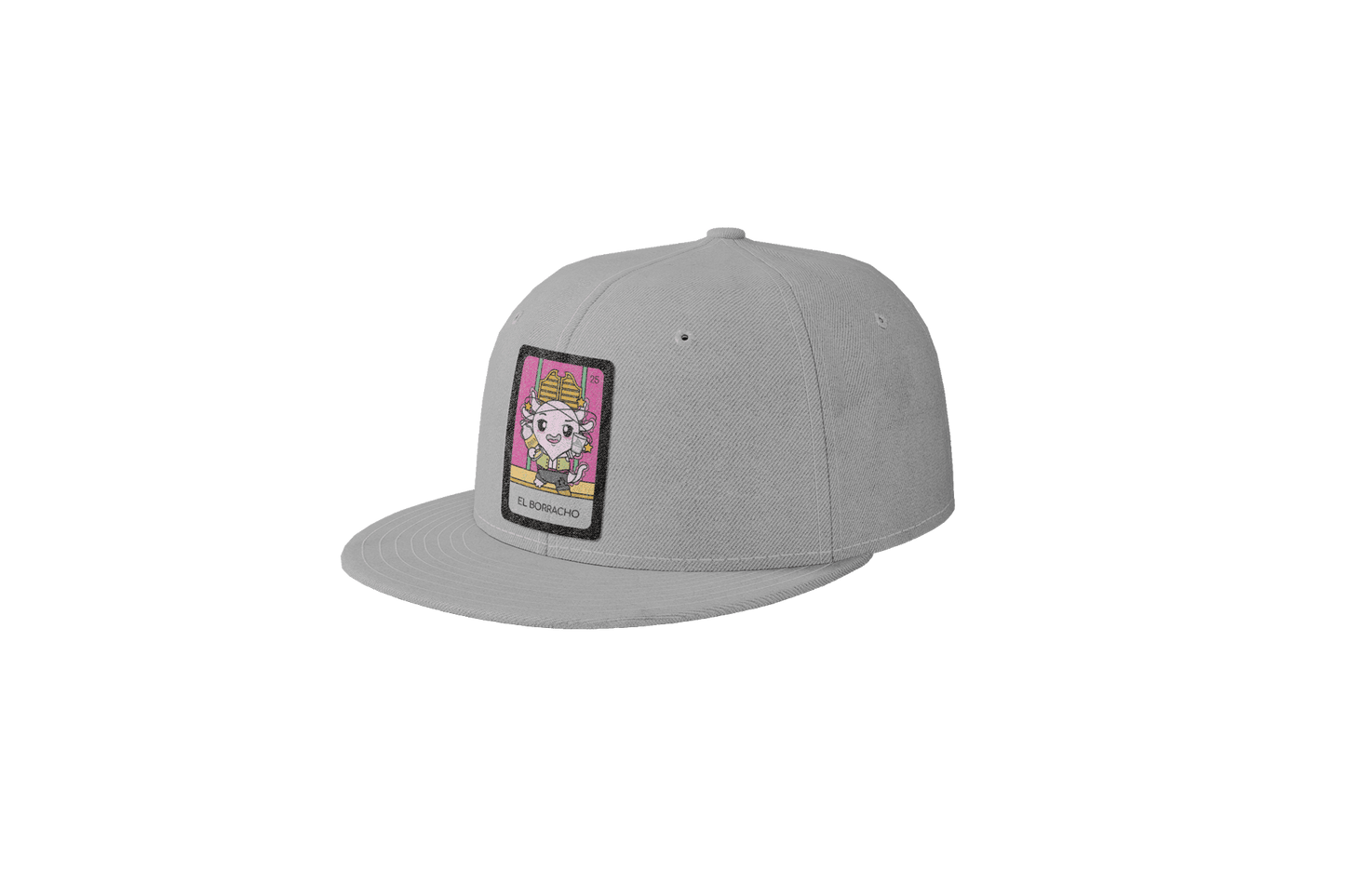 Gorra Unisex Plana Axoloteria El Borracho Ajolote