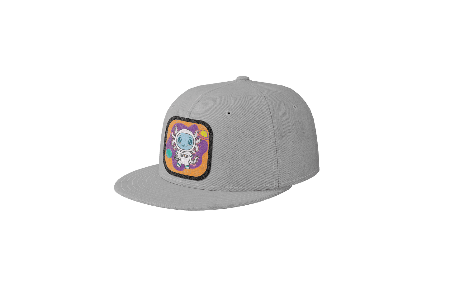 Gorra Unisex Plana Axolotzin Astronauta