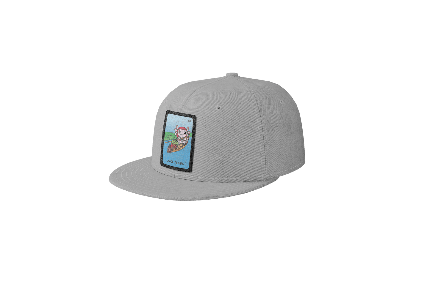 Gorra Unisex Plana Axoloteria La Chalupa Ajolote