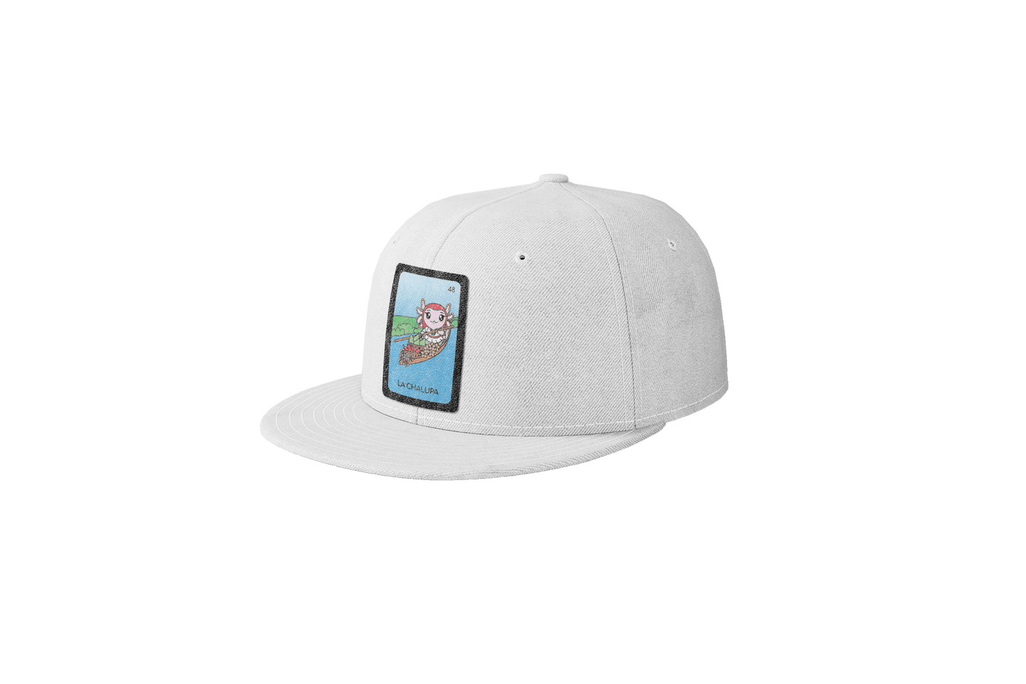 Gorra Unisex Plana Axoloteria La Chalupa Ajolote