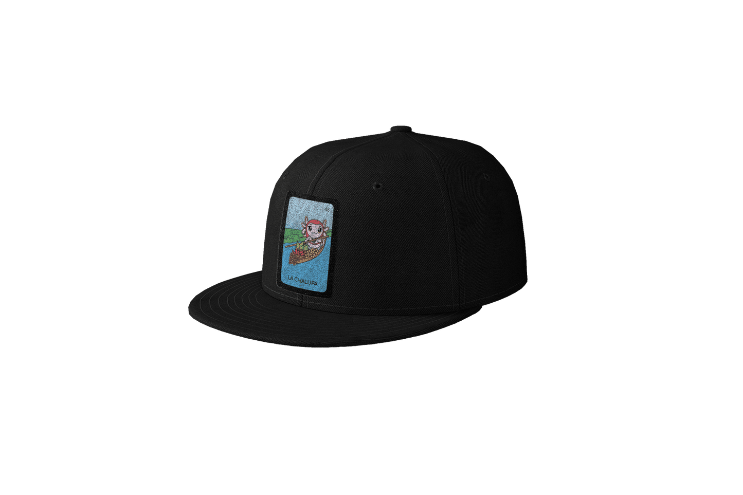 Gorra Unisex Plana Axoloteria La Chalupa Ajolote