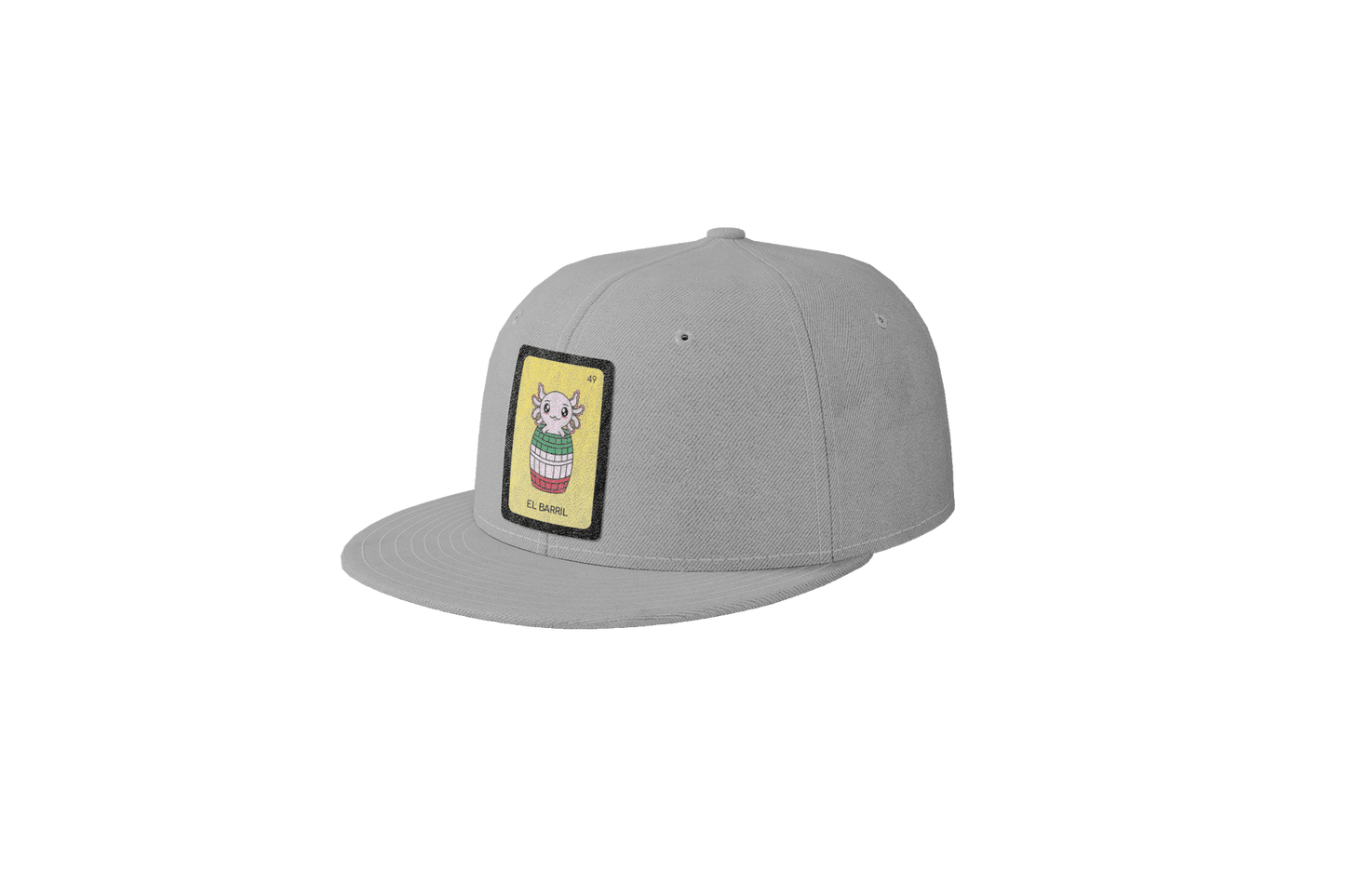 Gorra Unisex Plana Axoloteria El Barril Ajolote