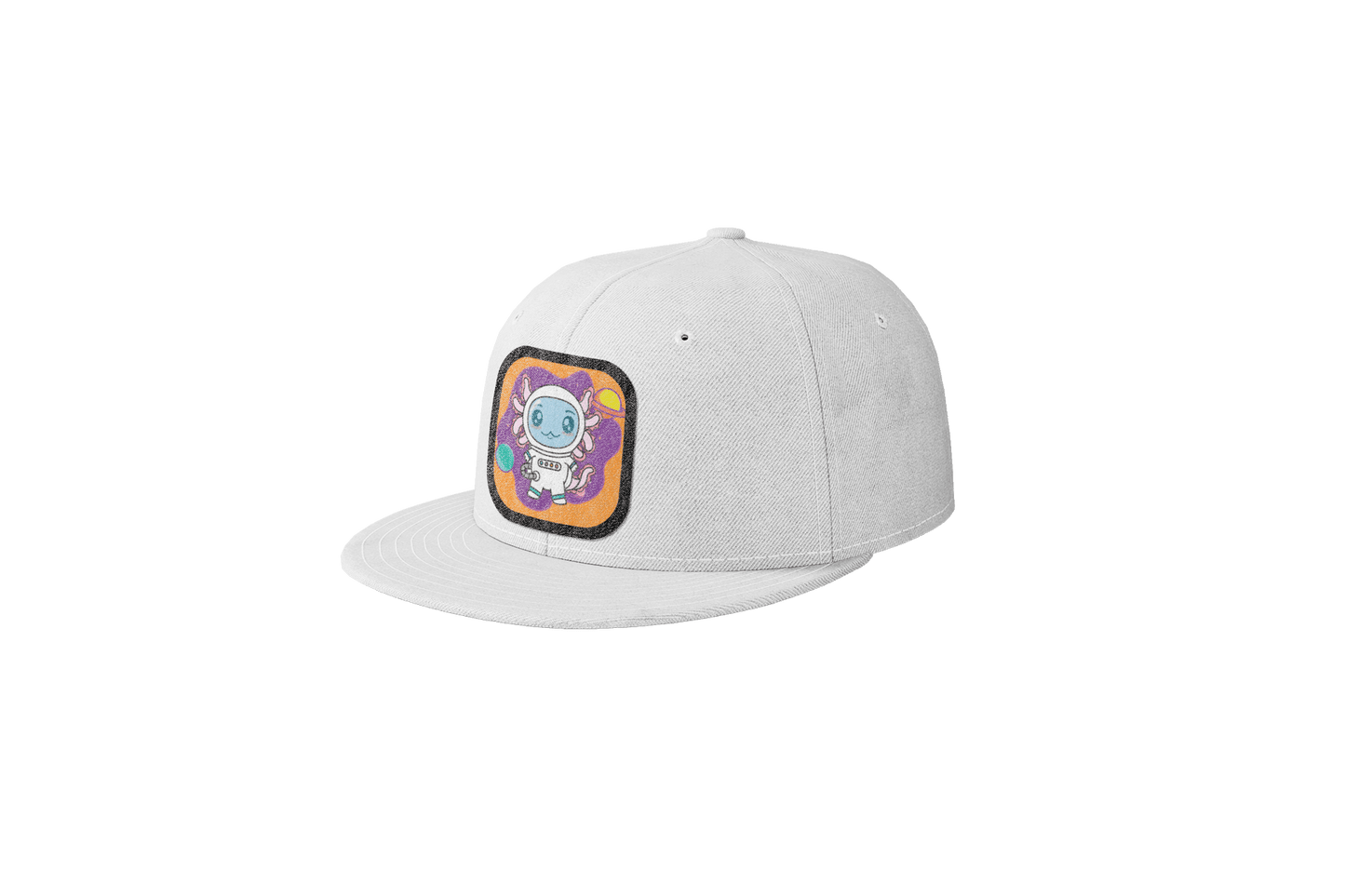 Gorra Unisex Plana Axolotzin Astronauta