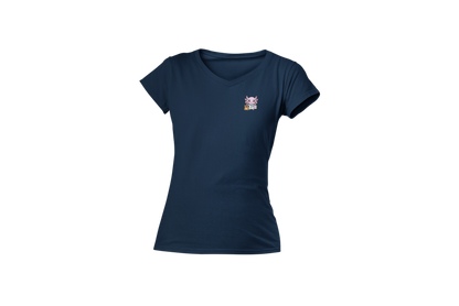 Playera Cuello V Axolotzin Veterinario Ajolote Adulto