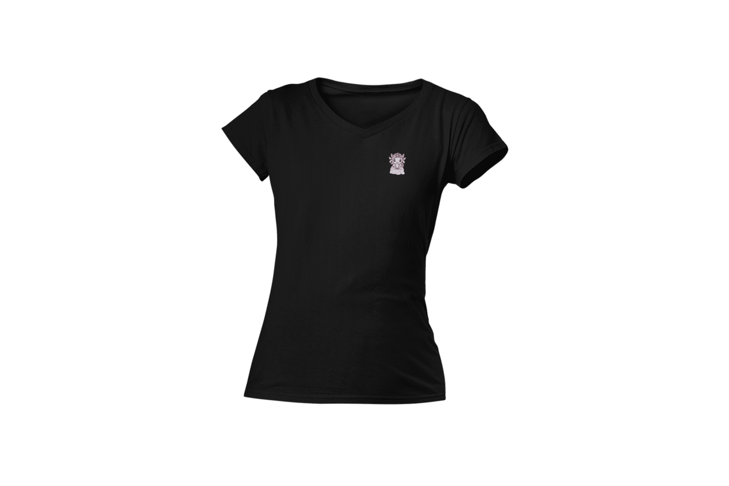 Playera Cuello V Horoscopos Adivino Axolotzin Ajolote Adulto