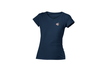 Playera Cuello V Horoscopos Acuario Axolotzin Ajolote Adulto