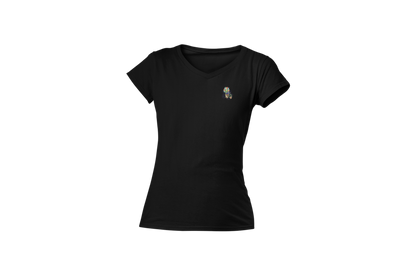 Playera Cuello V Ajolotito NiÇña Y Quetzalcoatl Mirari Chan