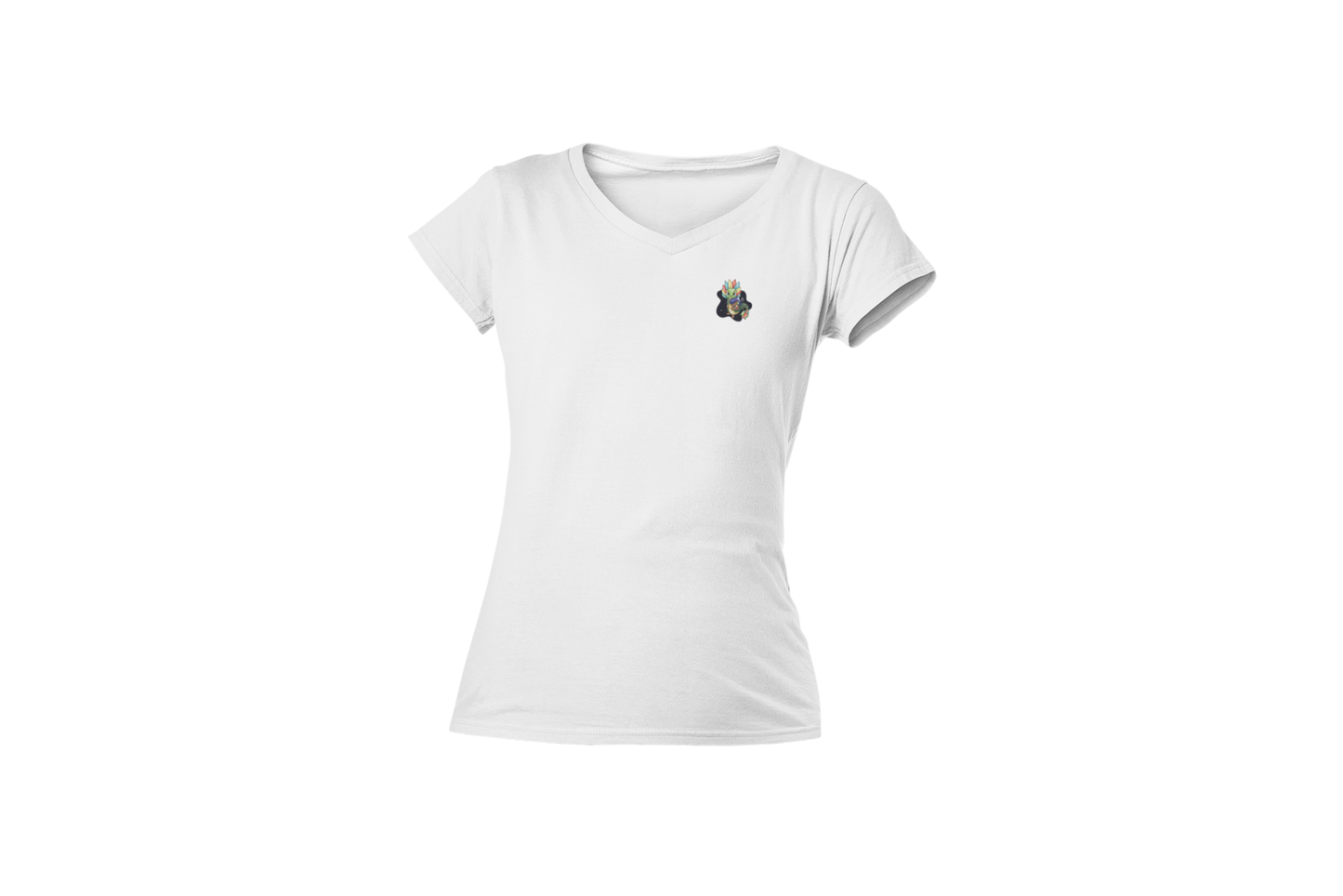 Playera Cuello V Ajolotito NiÇña Y Quetzalcoatl Mirari Chan