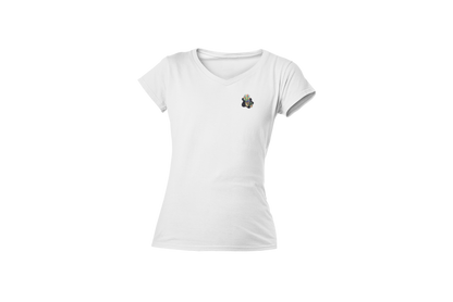 Playera Cuello V Ajolotito NiÇña Y Quetzalcoatl Mirari Chan