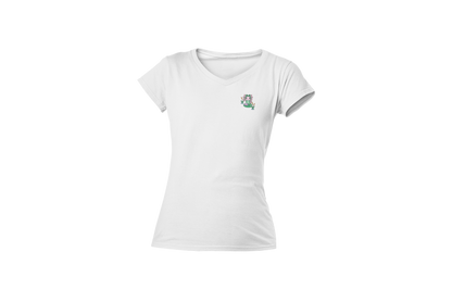 Playera Cuello V Axoloteria La Rana Ajolote Adulto