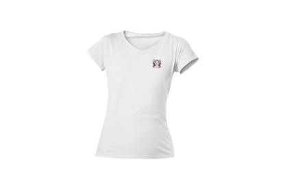 Playera Cuello V Axoloteria La Araña Ajolote Adulto