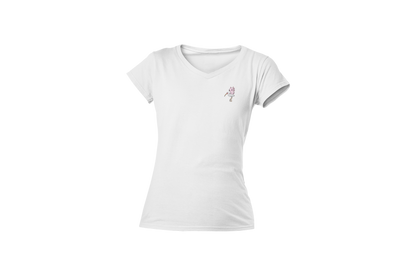 Playera Cuello V Axoloteria La Garza Ajolote Adulto