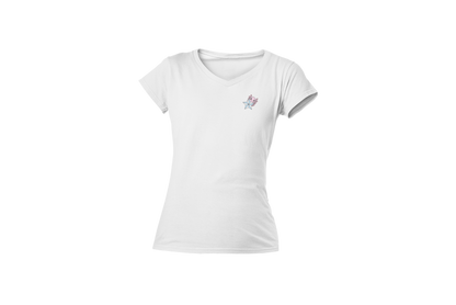 Playera Cuello V Axoloteria La Estrella Ajolote Adulto