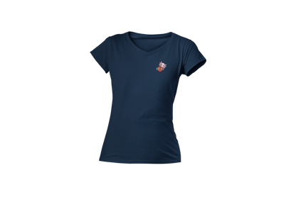 Playera Cuello V Axoloteria El Corazon Ajolote Adulto