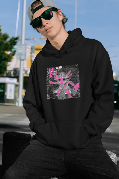 Hoodie Ajolotito Azteca Unisex