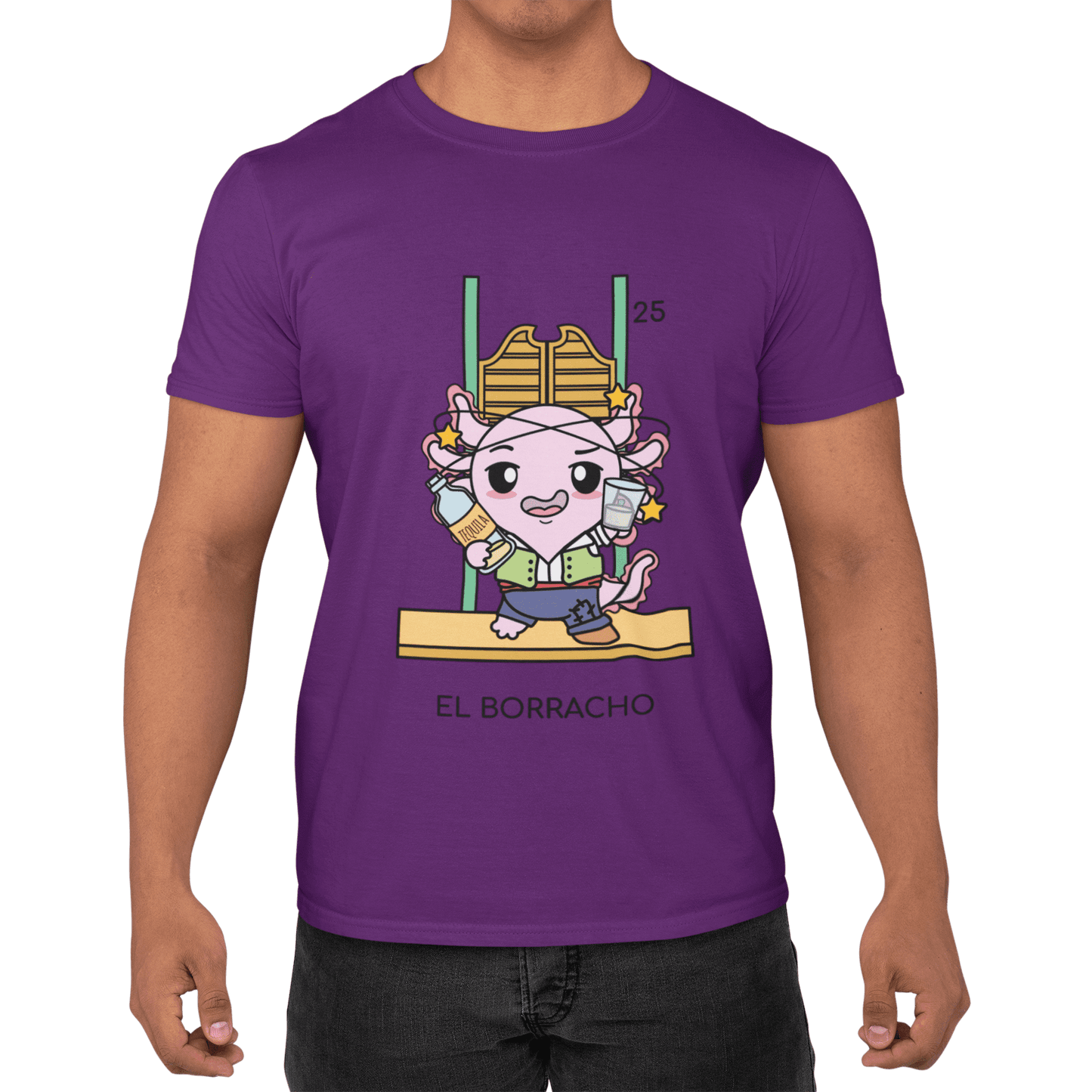 Playera Axoloteria El Borracho Ajolote Adulto E Infantil