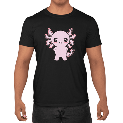 Playera Axolotzin Enojado Ajolote Adulto E Infantil