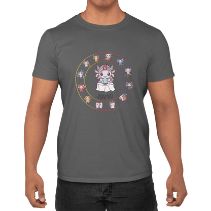 Playera Horoscopos Adivino Axolotzin Ajolote Adulto E Infantil