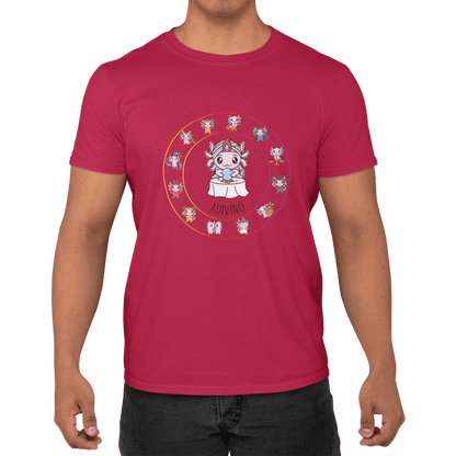 Playera Horoscopos Adivino Axolotzin Ajolote Adulto E Infantil