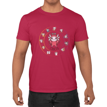 Playera Horoscopos Cancer Axolotzin Ajolote Adulto E Infantil