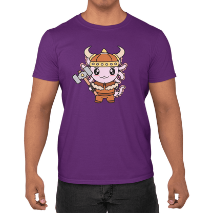 Playera Axolotzin Vikingo Ajolote Adulto E Infantil