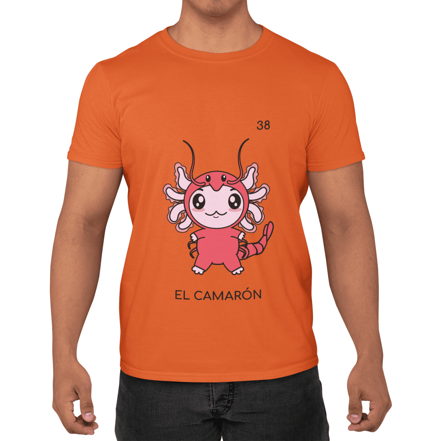 Playera Axoloteria El Camaron Ajolote Adulto E Infantil