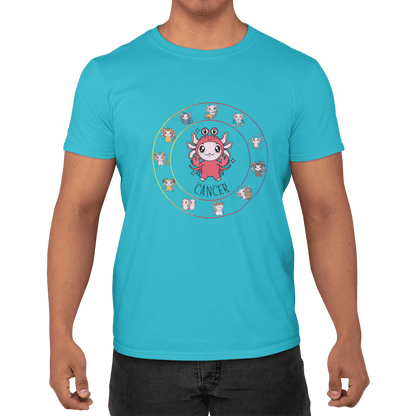 Playera Horoscopos Cancer Axolotzin Ajolote Adulto E Infantil