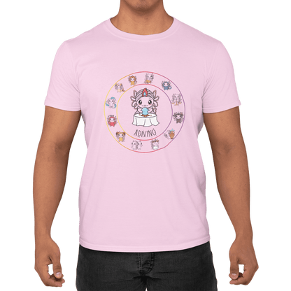 Playera Horoscopos Adivino Axolotzin Ajolote Adulto E Infantil