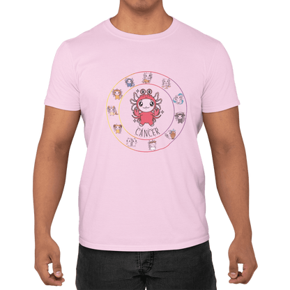 Playera Horoscopos Cancer Axolotzin Ajolote Adulto E Infantil