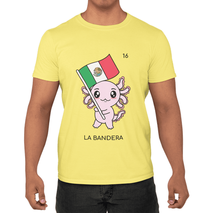 Playera Axoloteria La Bandera Ajolote Adulto E Infantil