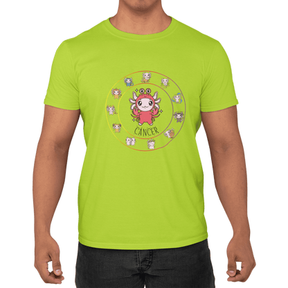 Playera Horoscopos Cancer Axolotzin Ajolote Adulto E Infantil
