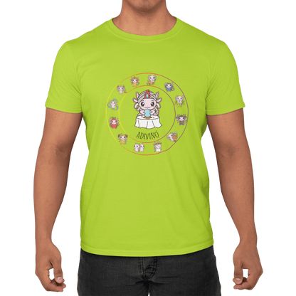 Playera Horoscopos Adivino Axolotzin Ajolote Adulto E Infantil