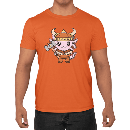 Playera Axolotzin Vikingo Ajolote Adulto E Infantil