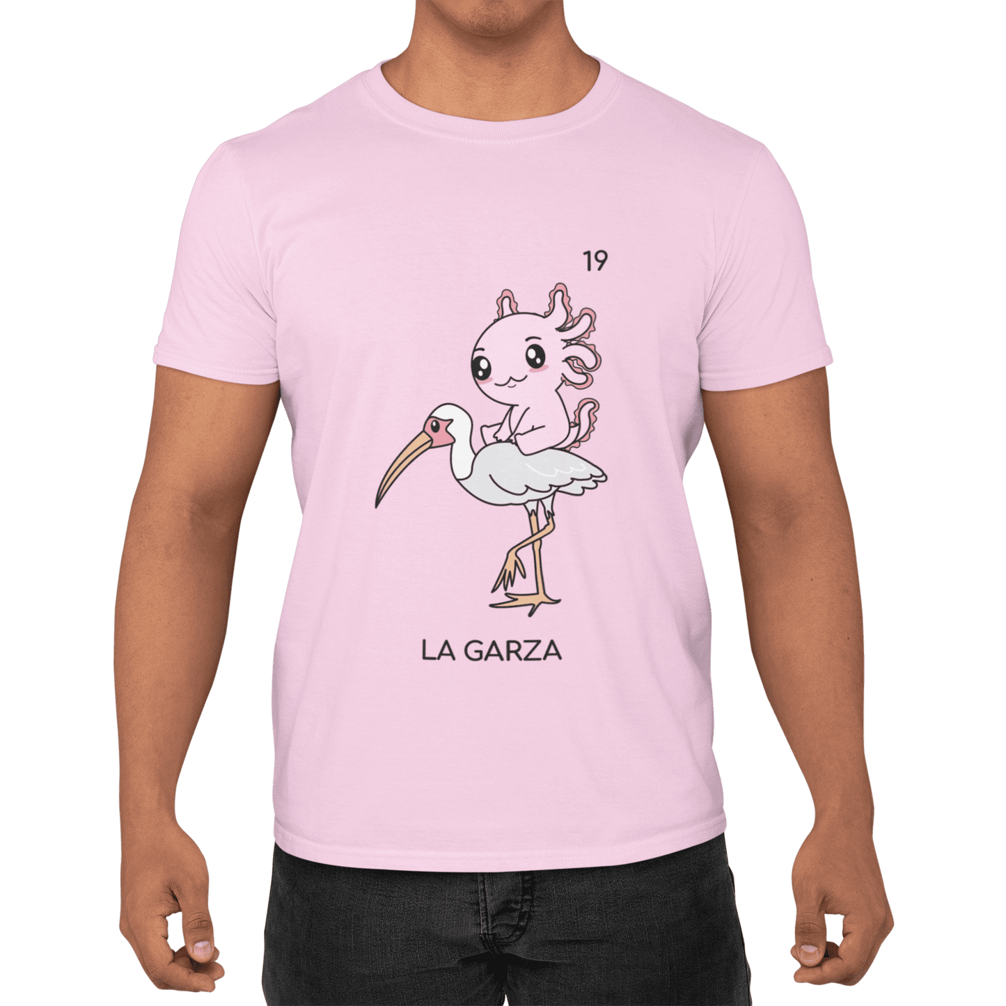 Playera Axoloteria La Garza Ajolote Adulto E Infantil